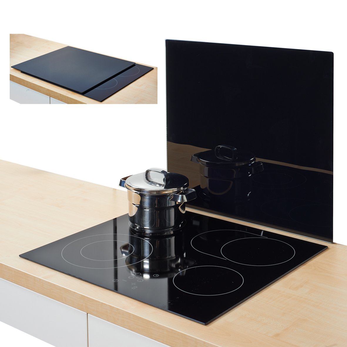 zeller-k-che-herdblende-abdeckplatte-glas-schwarz-2-teilig image 3
