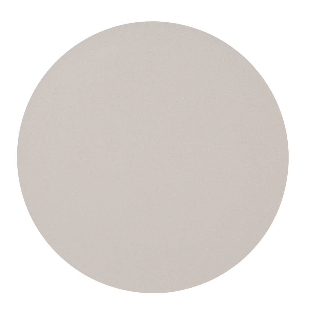 zeller-present-table-platzset-kunstleder-beige-rund-38-cm image 1