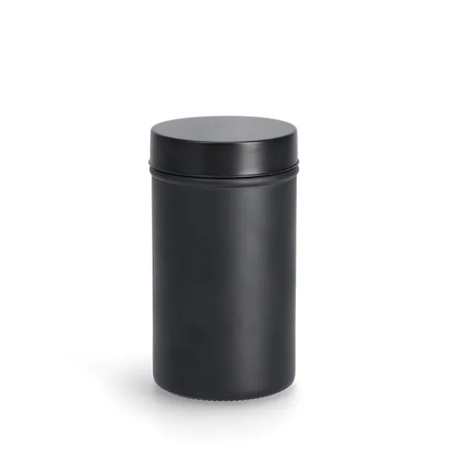 zeller-present-k-che-vorratsglas-metalldeckel-900-ml-schwarz image 1