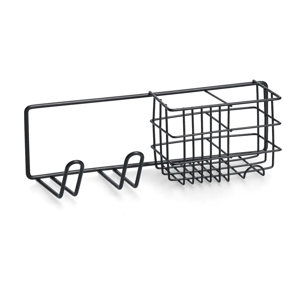 zeller-present-home-living-regal-metall-schwarz-klein image 1