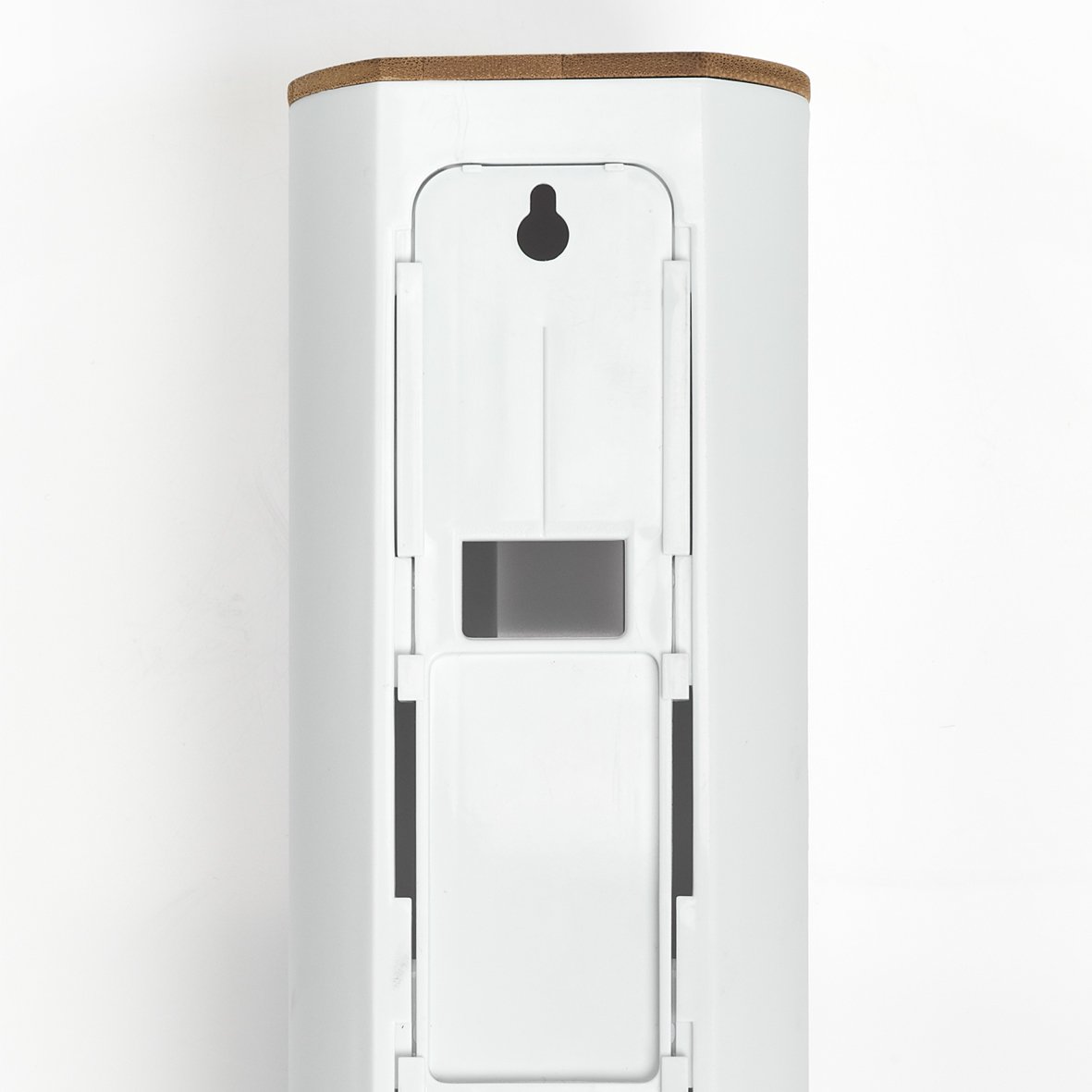 zeller-present-home-living-wattepad-spender-wattepadbox-wei-bambus image 2