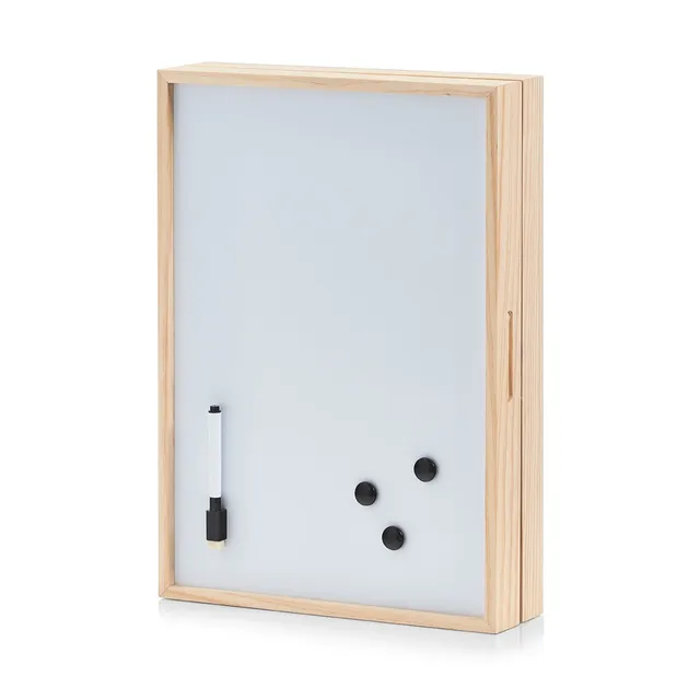 zeller-present-home-living-schl-sselbox-holz-whiteboard image 1