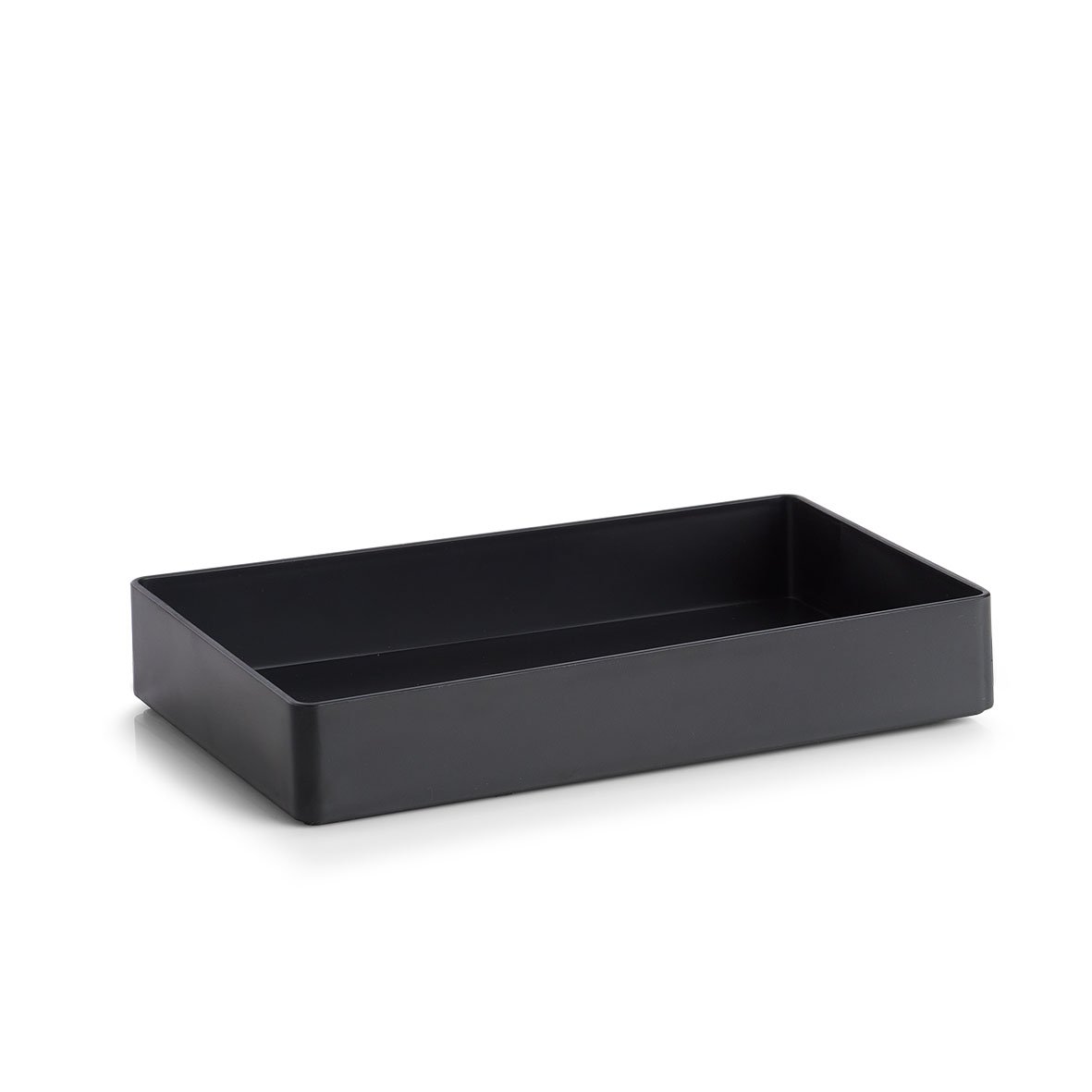 zeller-present-utensilien-organizer-kunststoff-schwarz-stapelbar image 1