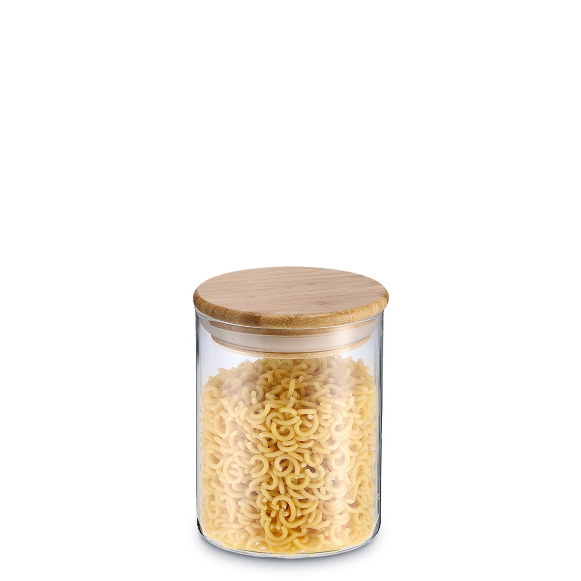 zeller-present-k-che-vorratsglas-mit-bambusdeckel-750-ml-glas image 2