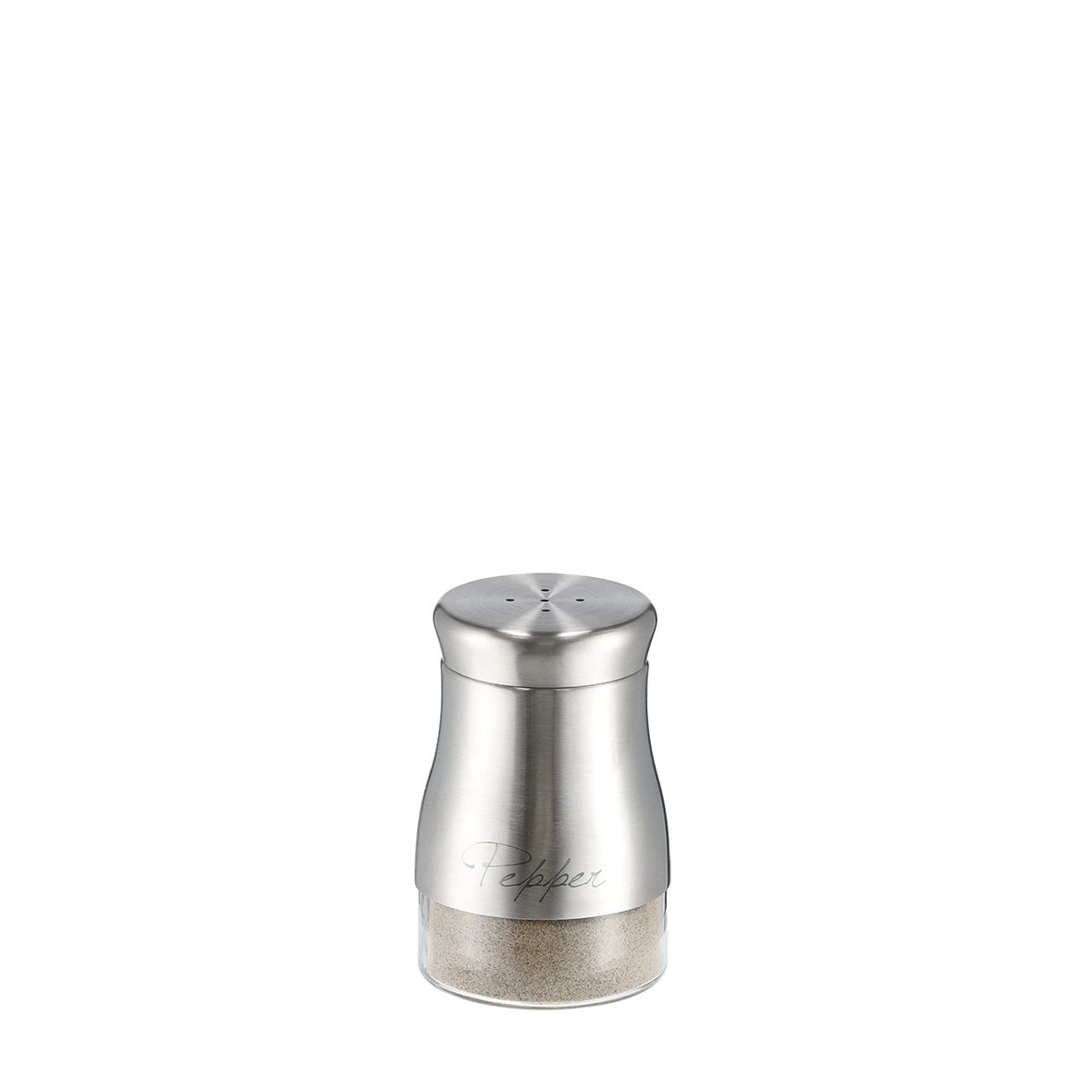 zeller-present-k-che-pfefferstreuer-pepper-glas-edelstahl image 2