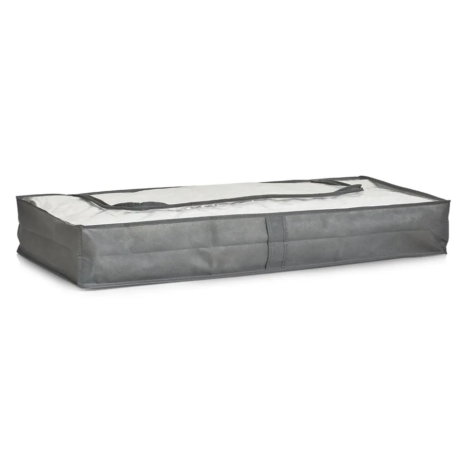 zeller-present-unterbett-aufbewahrungstasche-vlies-grau image 1