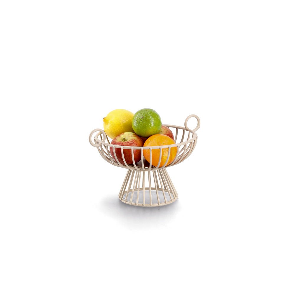 zeller-present-k-che-obstkorb-metall-beige image 3