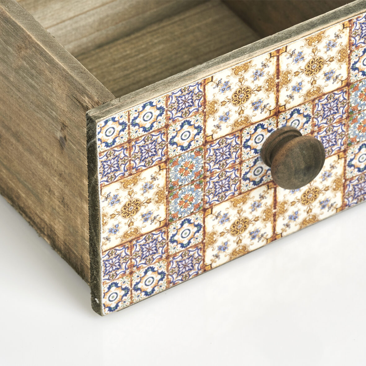 zeller-present-home-living-mosaik-schubladenbox-holz-orientalisch image 3