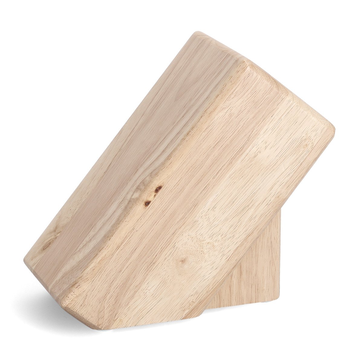 zeller-present-k-che-messerblock-gummibaum-holz-natur image 4