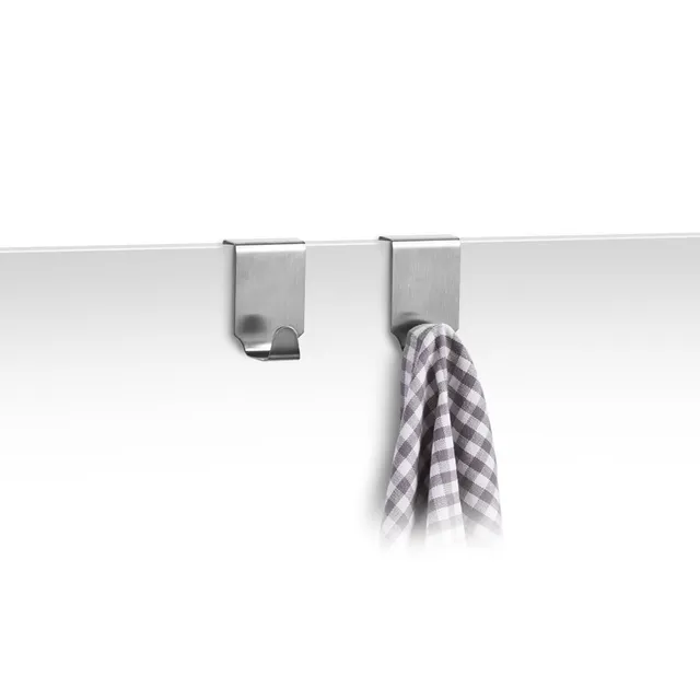 zeller-present-bad-handtuchhaken-schrankt-r-2er-set-edelstahl image 1