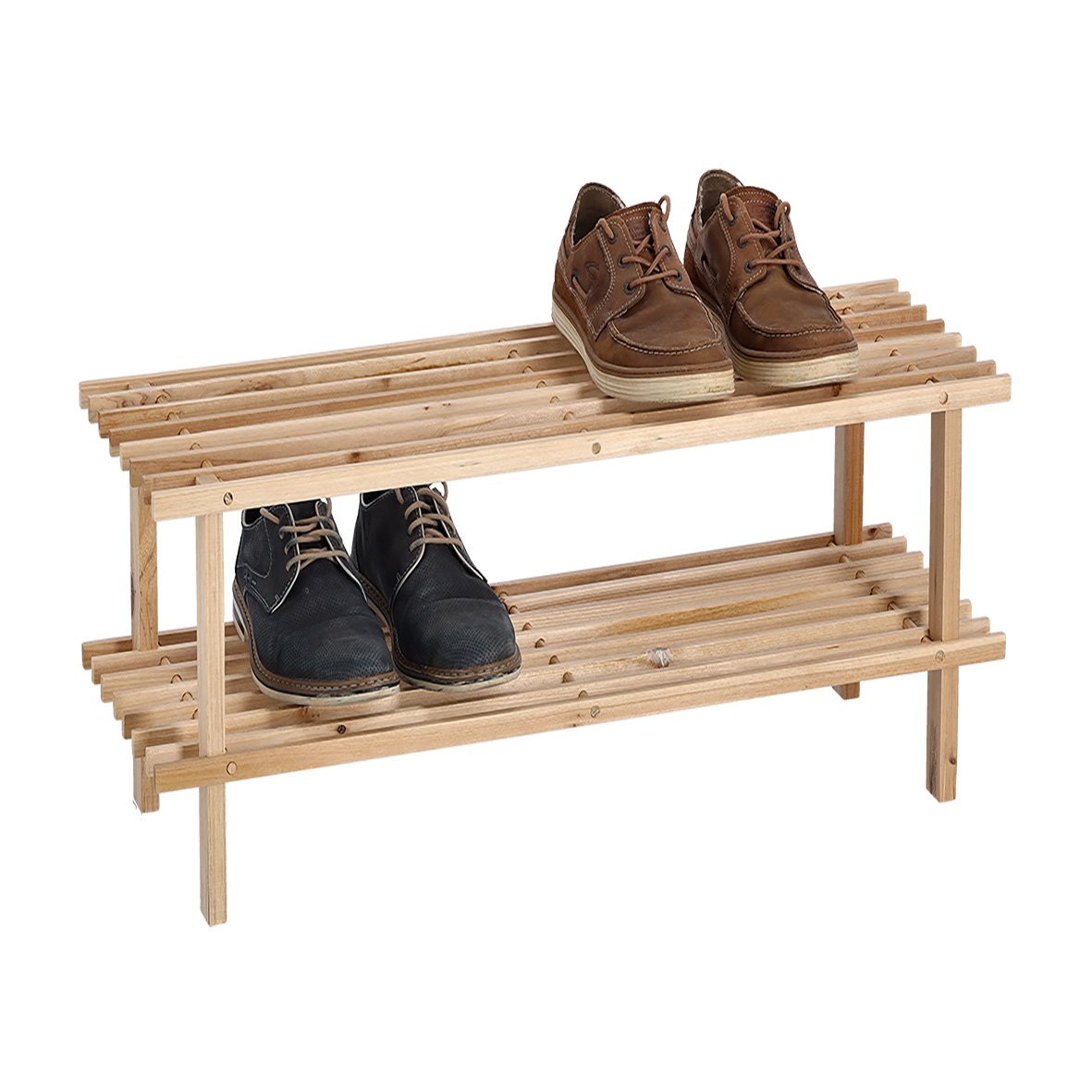 zeller-present-home-living-schuhregal-kiefer-2-ablagen-f-r-6-paar image 2