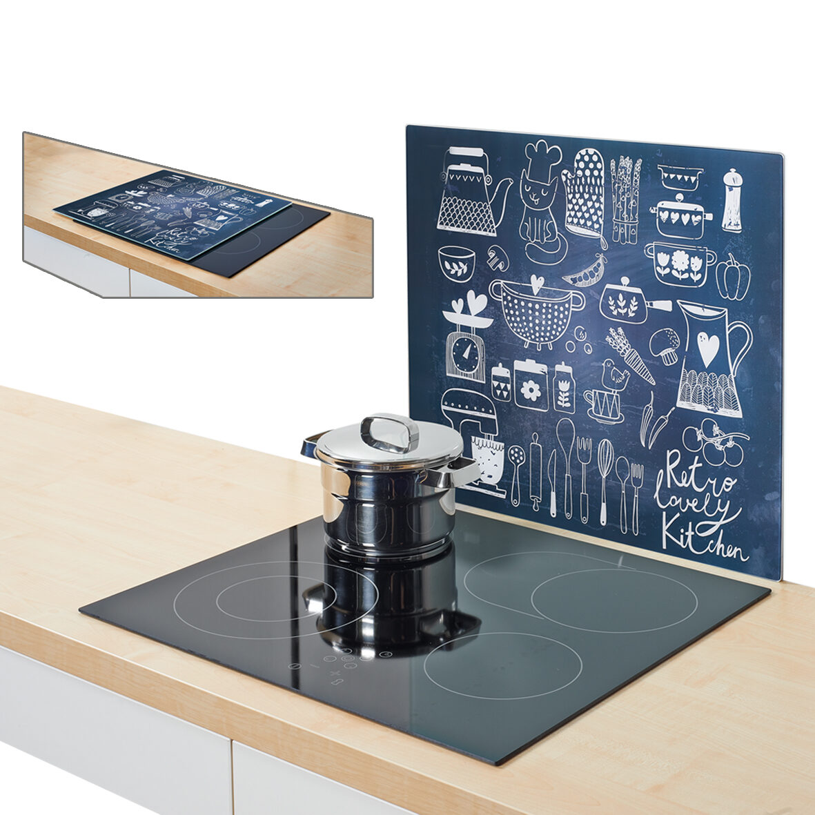 zeller-present-lovely-kitchen-herdabdeckung-glas image 4