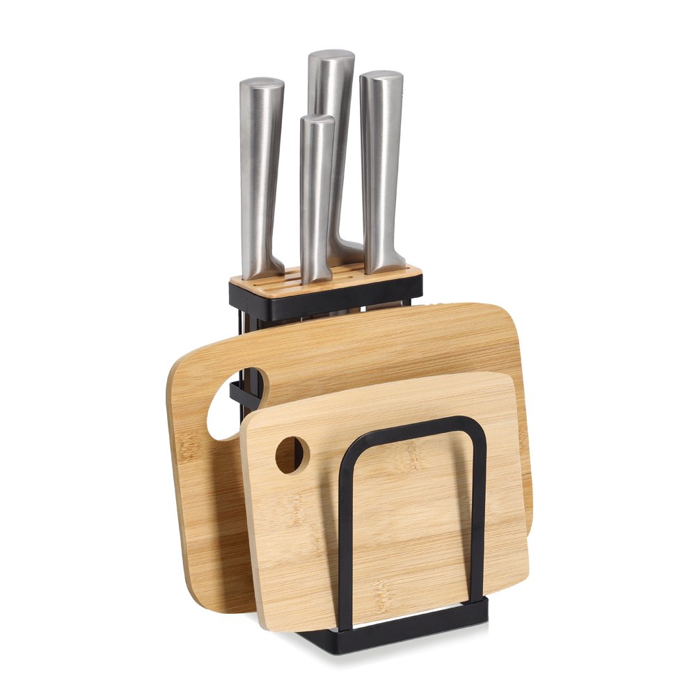 zeller-present-k-che-messerblock-mit-brettchenst-nder-bambus image 3