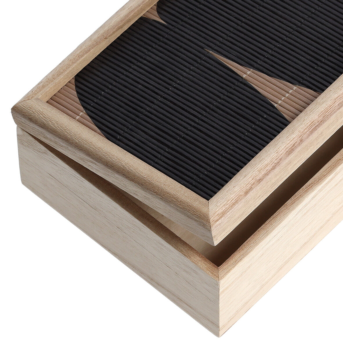 zeller-present-black-mosaic-aufbewahrungsbox-holz-deckel image 3
