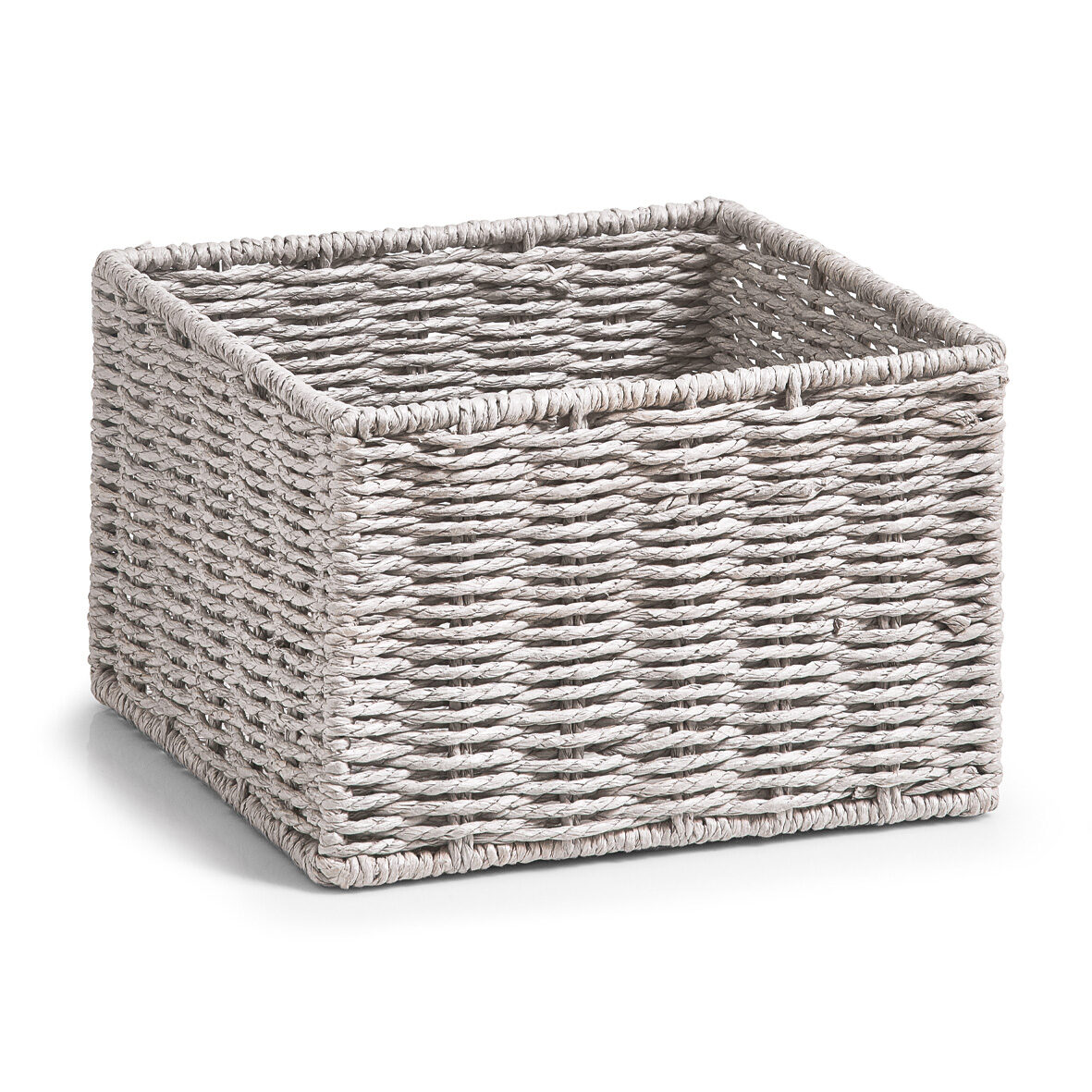 zeller-present-home-living-aufbewahrungsk-rbchen-set-2-tlg-papiergeflecht image 4