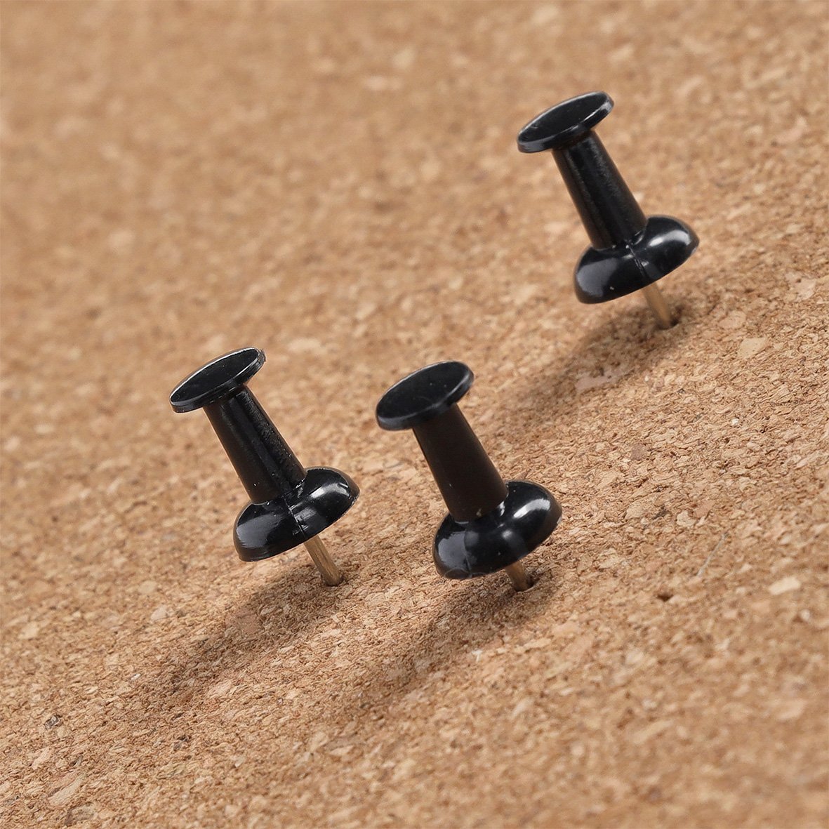 zeller-office-push-pins-set-25-tlg-schwarz-metall image 2