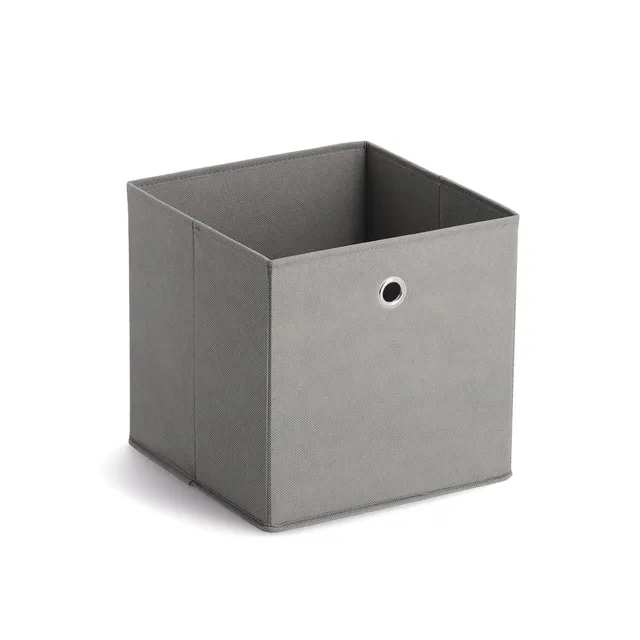 zeller-present-home-living-aufbewahrungsbox-vlies-grau-3 image 1