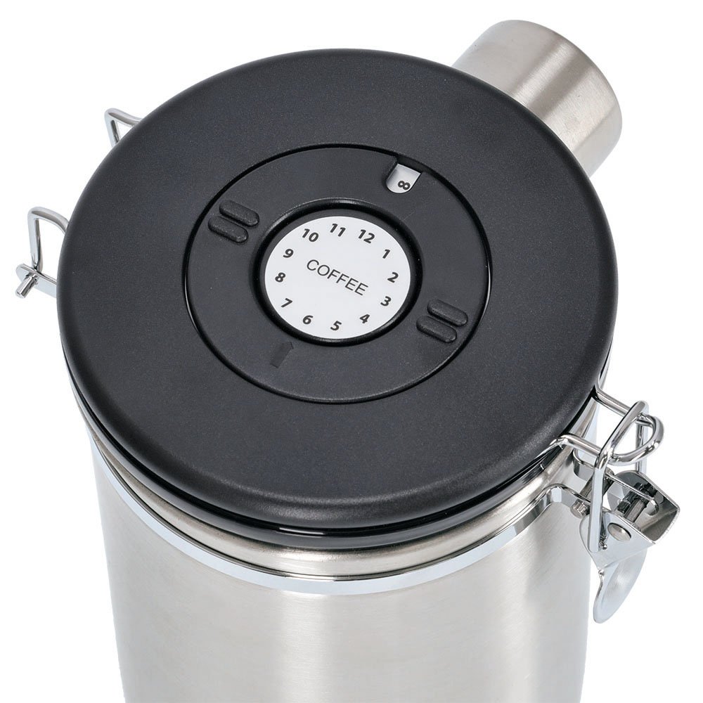 zeller-present-kaffeedose-1700-ml-edelstahl-mit-l-ffel image 2