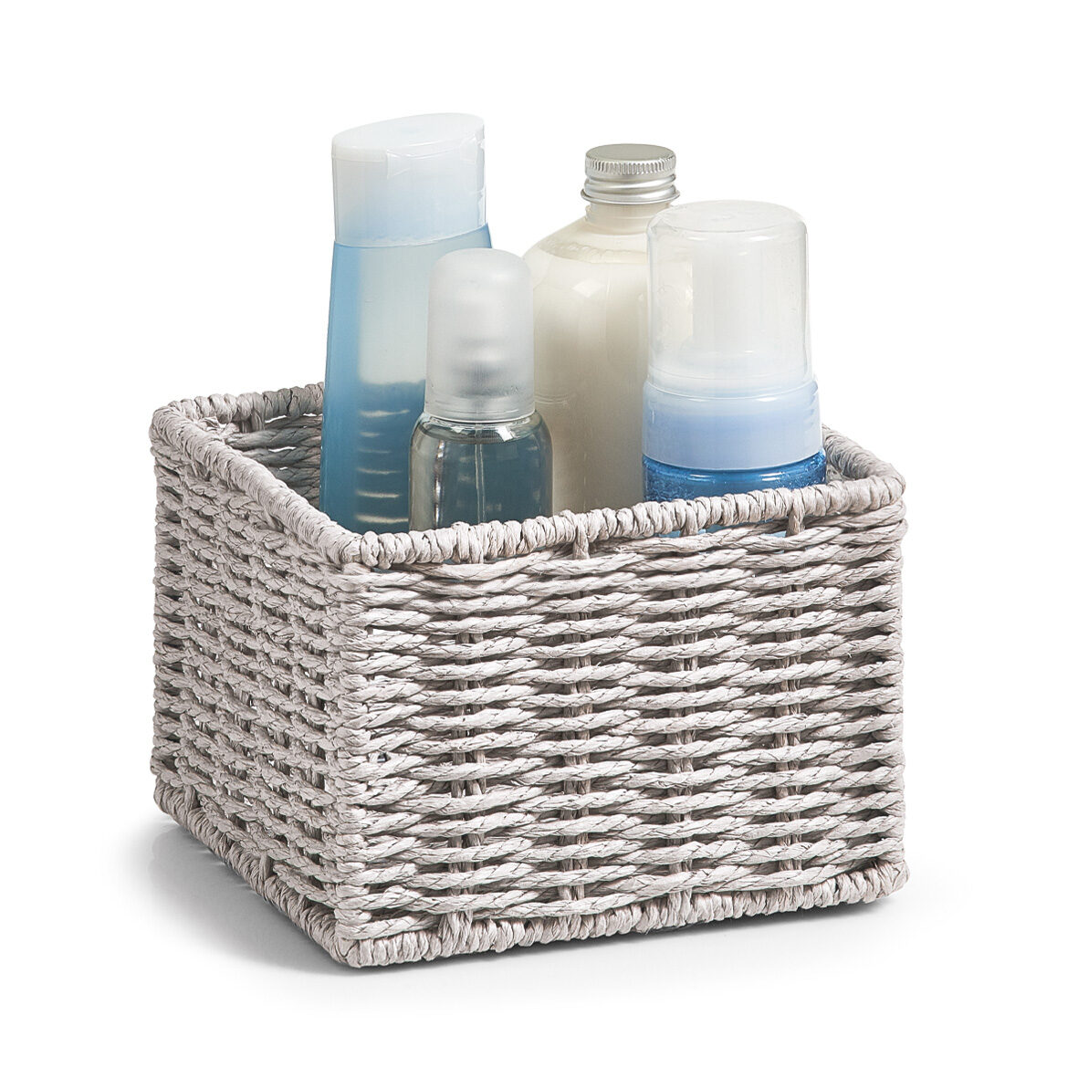 zeller-present-home-living-aufbewahrungsk-rbchen-set-2-tlg-papiergeflecht image 3