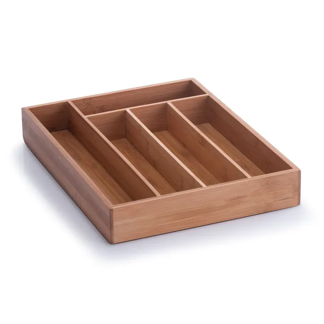 zeller-k-che-besteckkasten-bambus-mdf-5-f-cher image 1