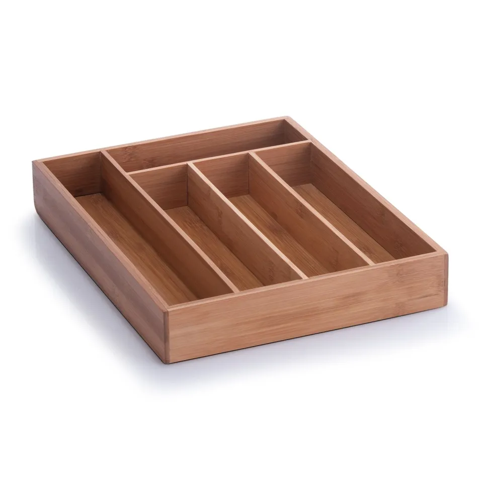 zeller-k-che-besteckkasten-bambus-mdf-5-f-cher image 1
