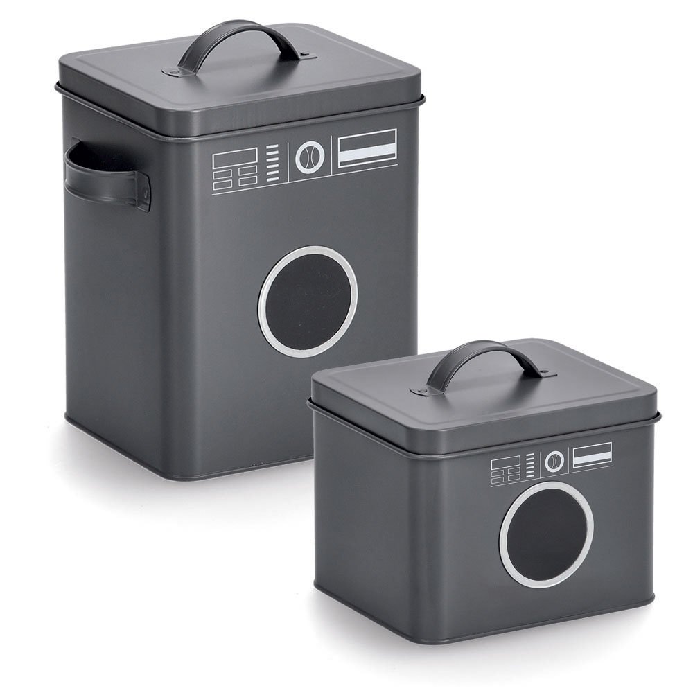 zeller-present-home-living-waschpulver-box-metall-anthrazit image 3