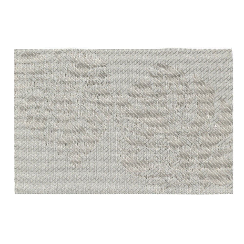 zeller-present-table-platzset-monstera-blatt-beige-kunststoff image 1