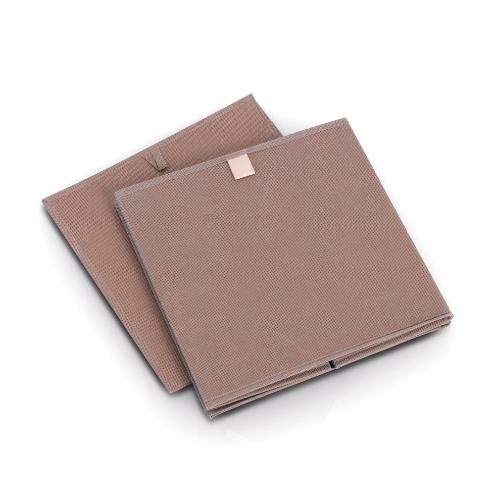 zeller-present-home-living-aufbewahrungsbox-vlies-mocca-faltbar image 3