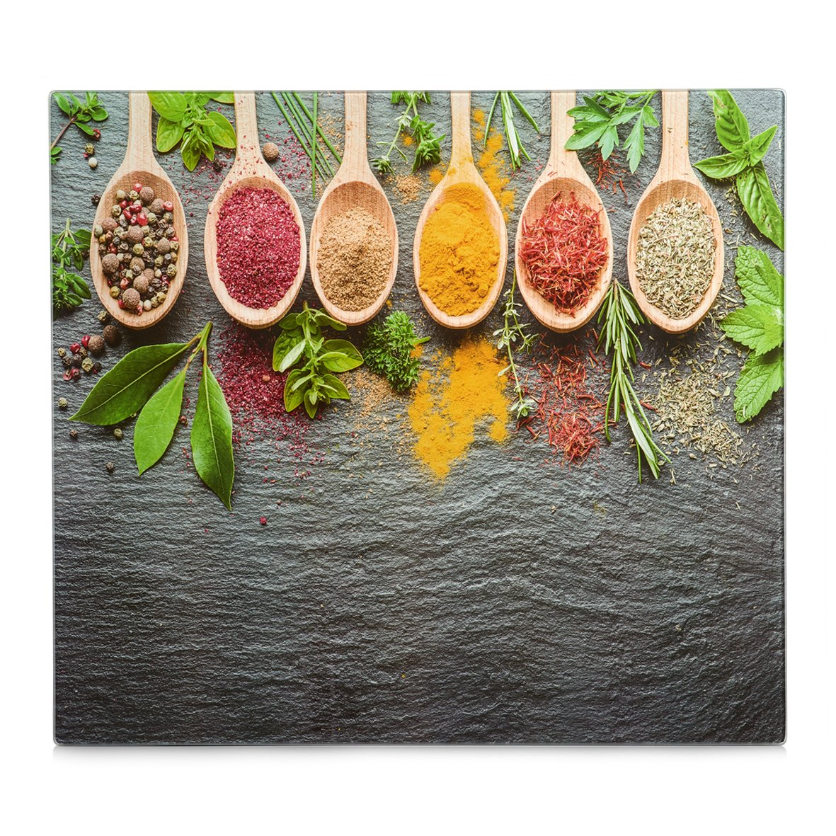 zeller-present-herdblende-spices-glas-anthrazit-herdabdeckung image 2