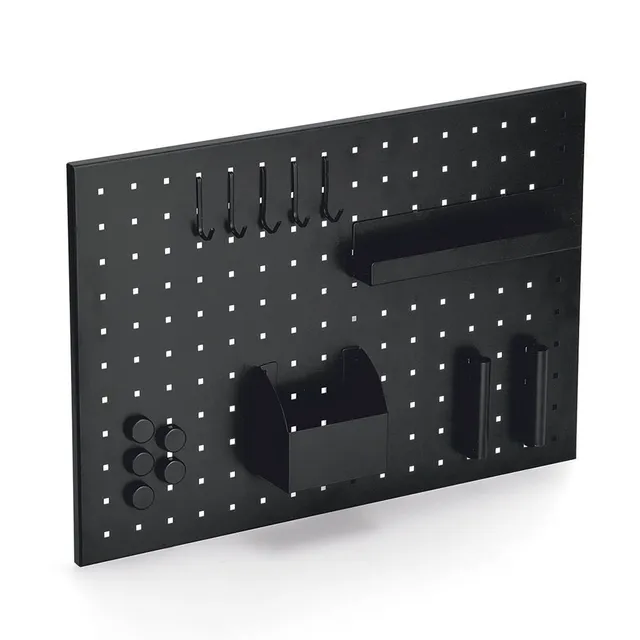 zeller-present-memoboard-metall-schwarz-utensilien image 1