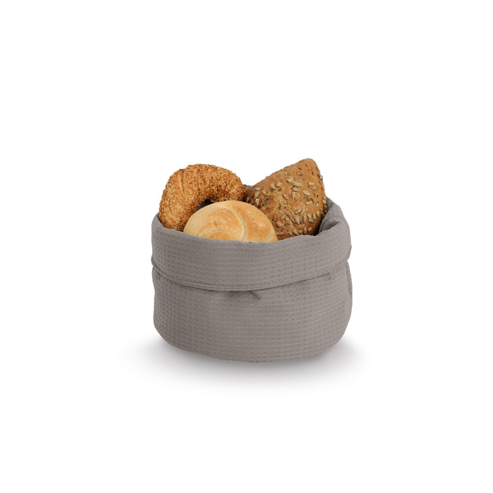 zeller-present-home-aufbewahrungskorb-waffelpiqu-taupe image 2