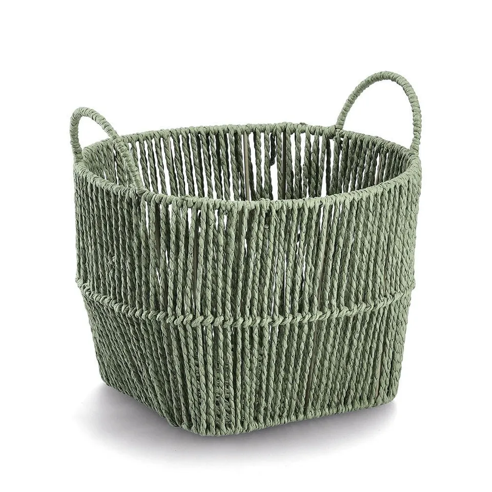 zeller-present-home-living-aufbewahrungskorb-papier-salbei image 1