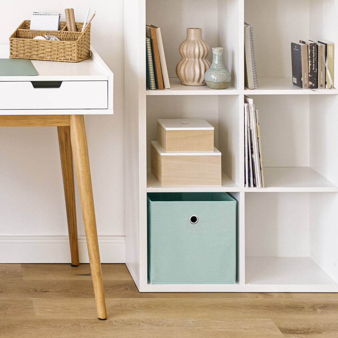zeller-present-home-aufbewahrungsbox-vlies-mint-faltbar image 4