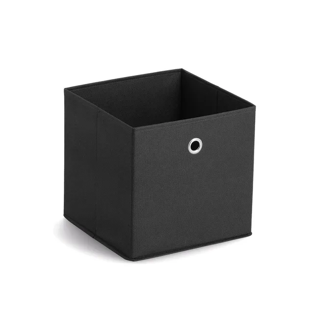 zeller-present-home-aufbewahrungsbox-vlies-schwarz-faltbar image 1