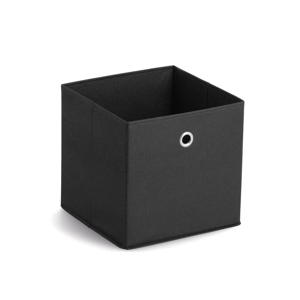 zeller-present-home-aufbewahrungsbox-vlies-schwarz-faltbar image 1