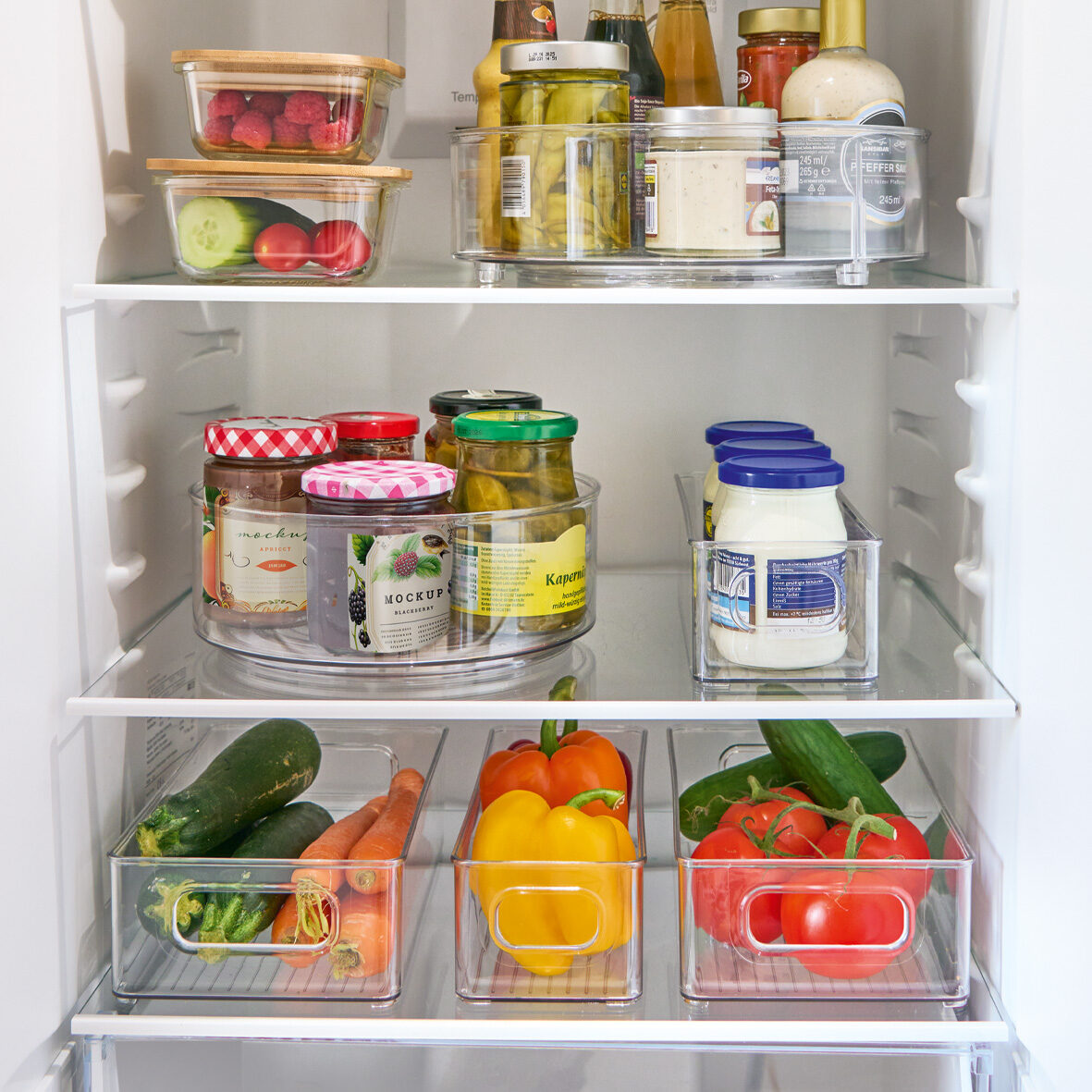 zeller-home-living-aufbewahrungsbox-kunststoff-transparent image 3