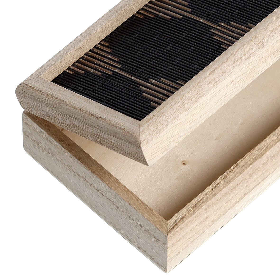 zeller-present-black-mosaic-aufbewahrungsbox-holz-klein image 3