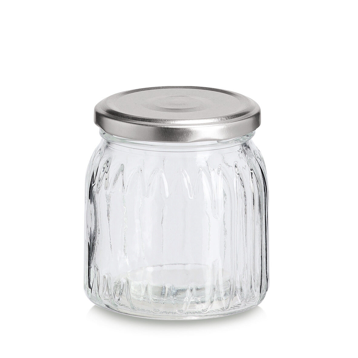 zeller-present-k-che-einmachglas-280-ml-mit-metalldeckel image 1