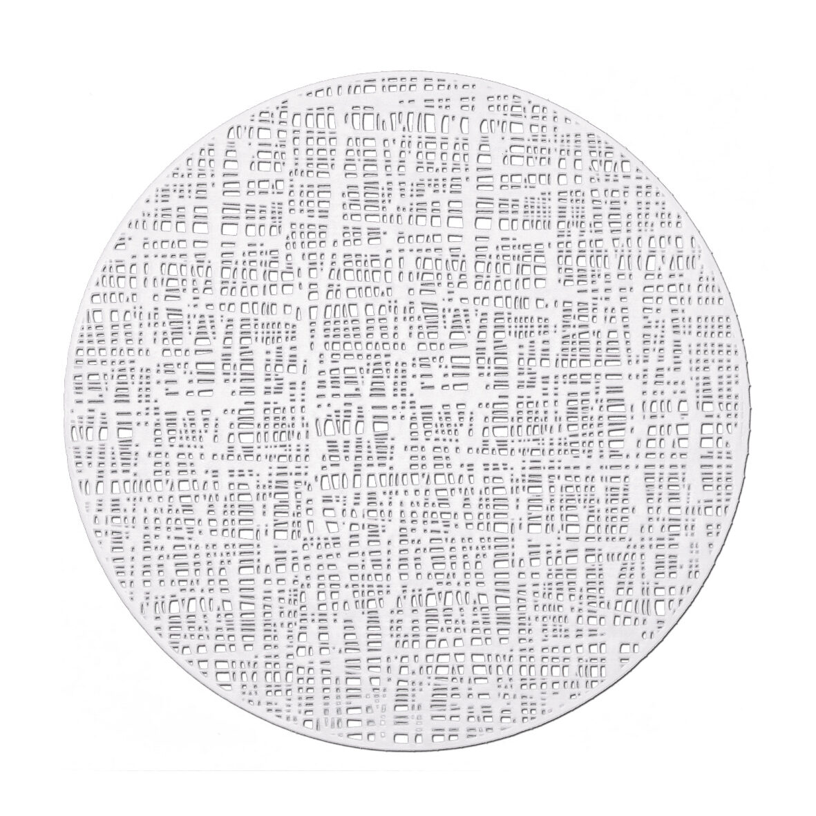 zeller-table-platzset-scribble-kunststoff-wei-rund image 1