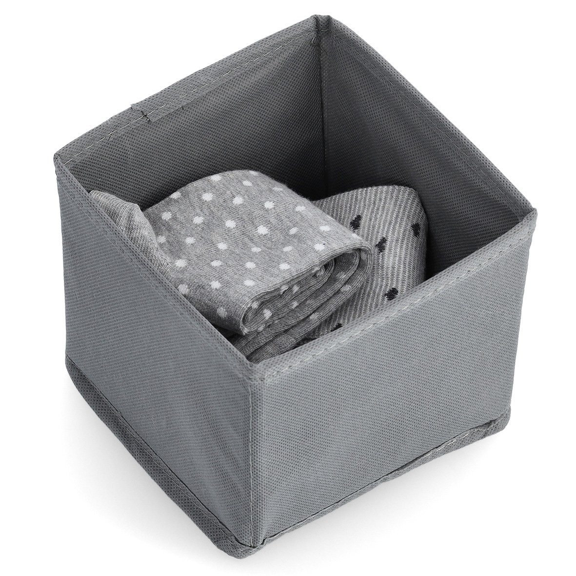 zeller-present-home-living-aufbewahrungsbox-vlies-grau-faltbar-3 image 2