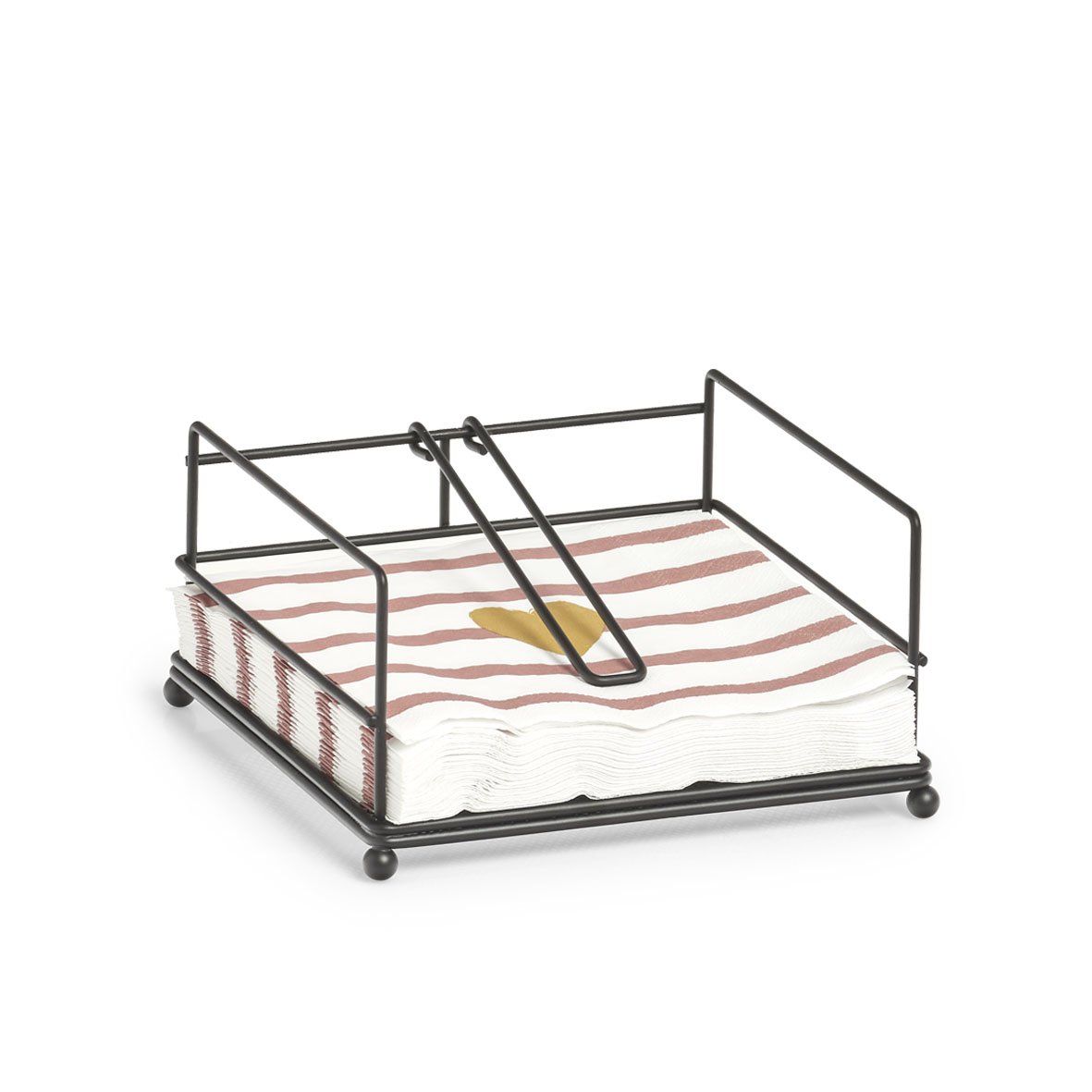 zeller-present-table-serviettenhalter-metall-schwarz-industrial image 4
