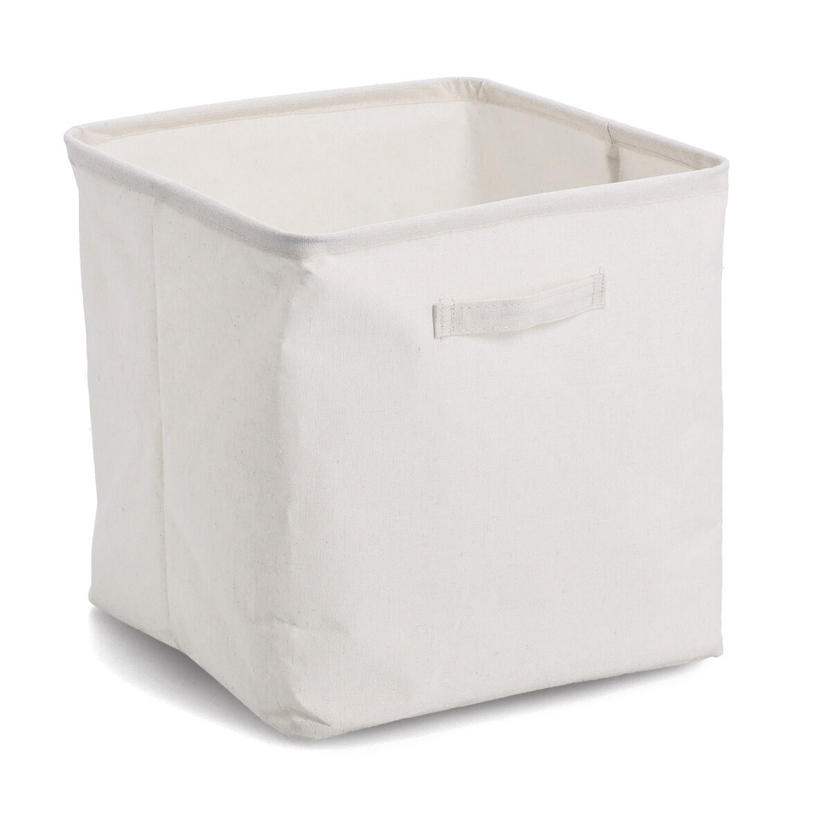 zeller-present-home-living-aufbewahrungsbox-creme-polyester-baumwolle image 1
