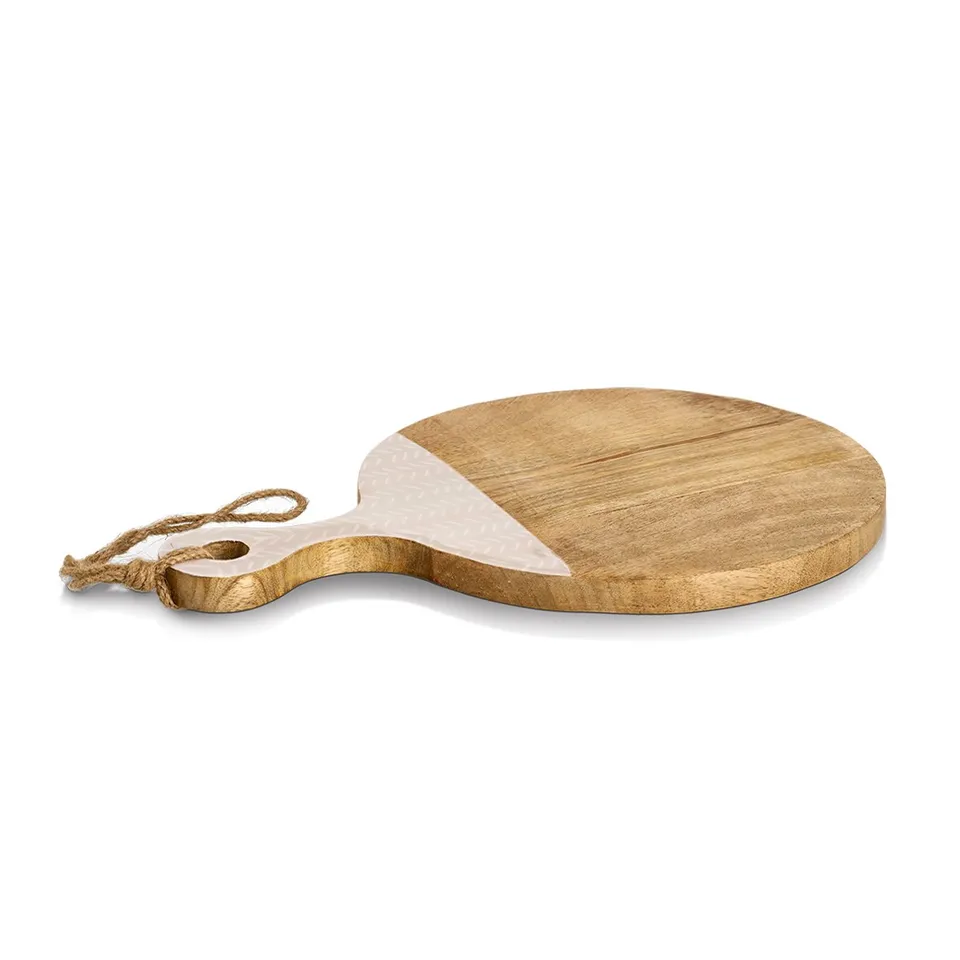 zeller-present-k-che-schneide-servierbrett-mangoholz-beige-griff image 1