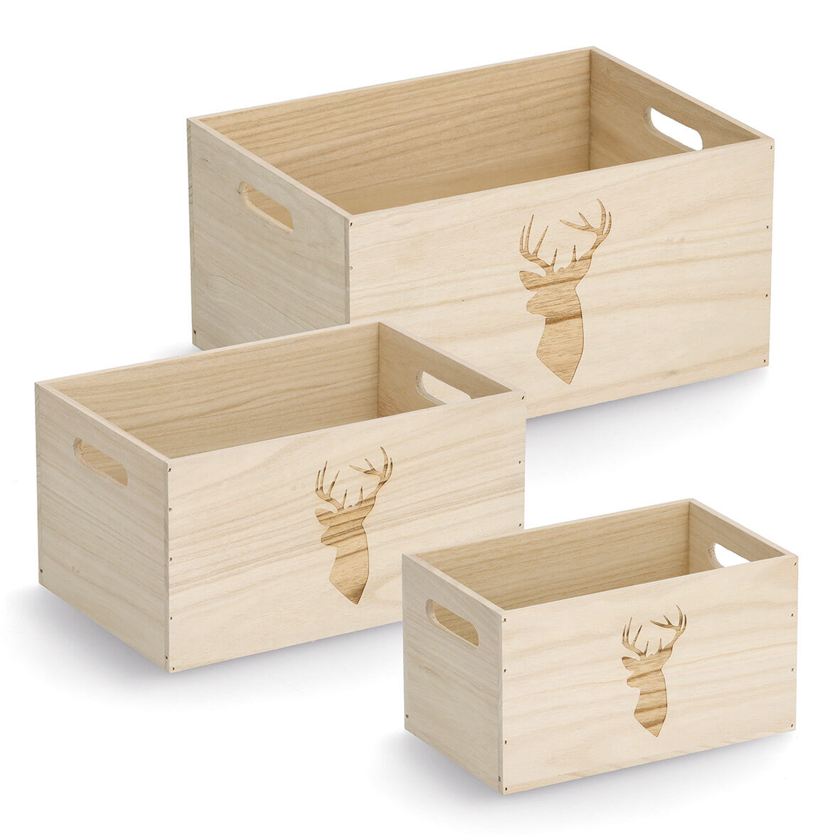 zeller-present-home-living-aufbewahrungskiste-hirsch-holz-2 image 3