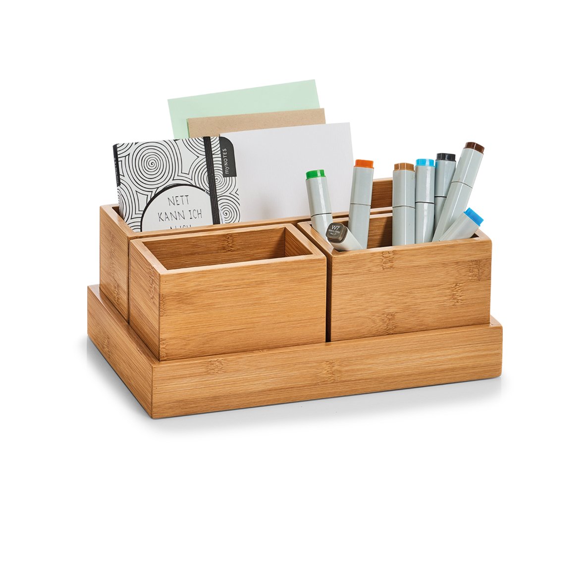 zeller-present-home-living-organizer-set-bambus-4-teilig image 4