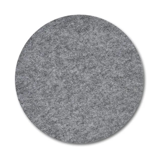 zeller-present-table-platzset-filz-grau-rund-w-rmeschutz image 1