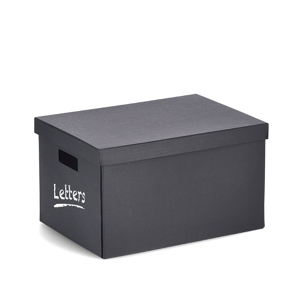 zeller-present-home-living-aufbewahrungsbox-karton-schwarz image 4