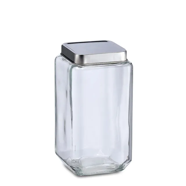 zeller-present-k-che-vorratsglas-2000-ml-edelstahldeckel image 1