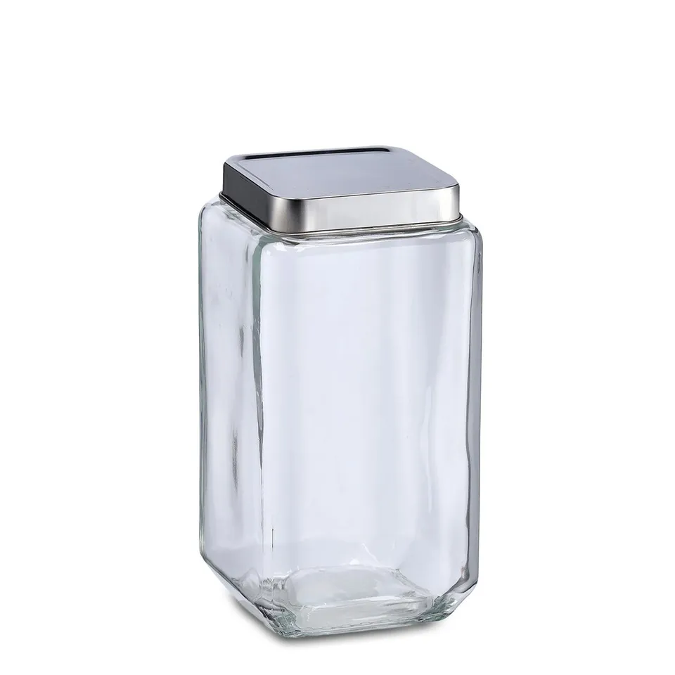 zeller-present-k-che-vorratsglas-2000-ml-edelstahldeckel image 1