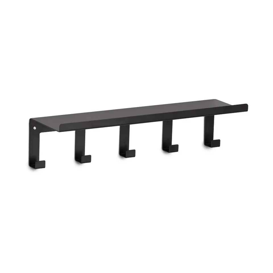 zeller-present-home-living-wandregal-metall-schwarz-mit-haken image 1